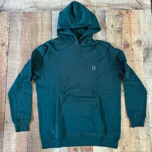 A-dam green Godzilla embroidered hoodie with kangaroo pocket men's XXL